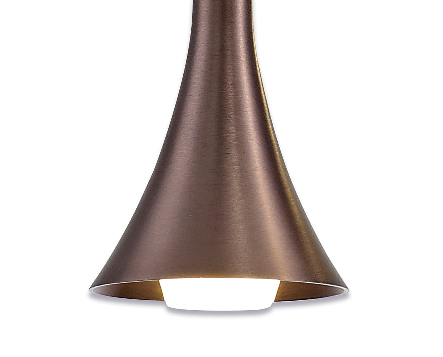 Dunham 3 Light Round Pendant, 3 x 5W LED, 3000K, 447lm, Satin Brown, 3yrs Warranty 2
