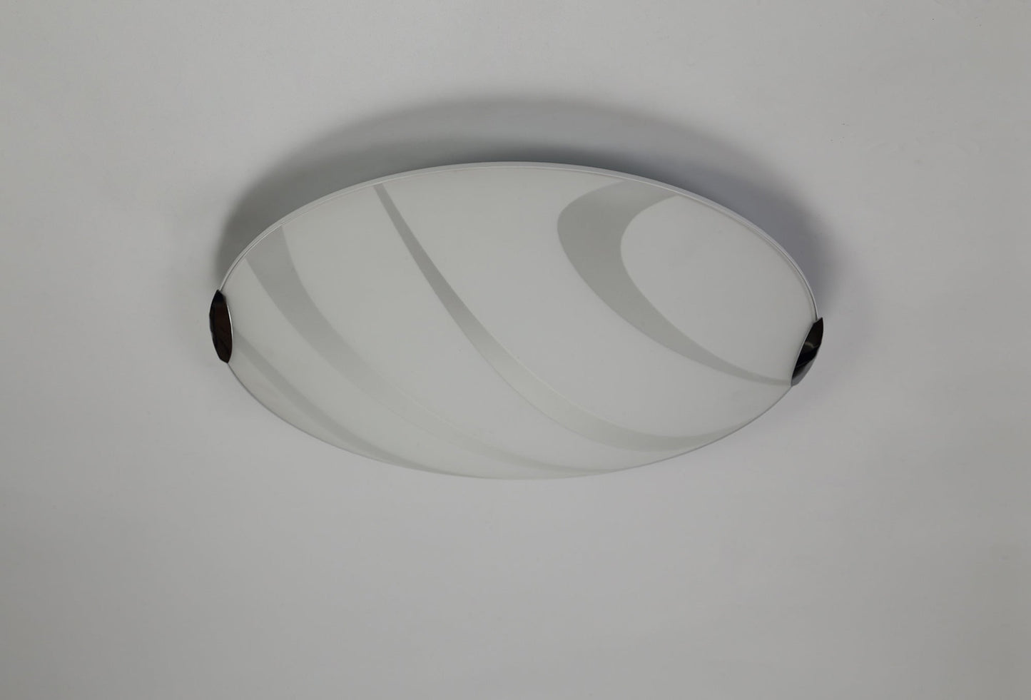 Faulkners Ceiling 40.5cm, 1 x 24W LED, 3000K, 1404lm, Polished Chrome and White, 3yrs Warranty