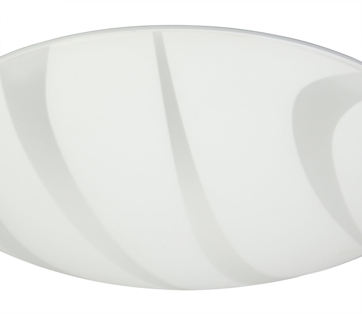 Faulkners Ceiling 40.5cm, 1 x 24W LED, 3000K, 1404lm, Polished Chrome and White, 3yrs Warranty