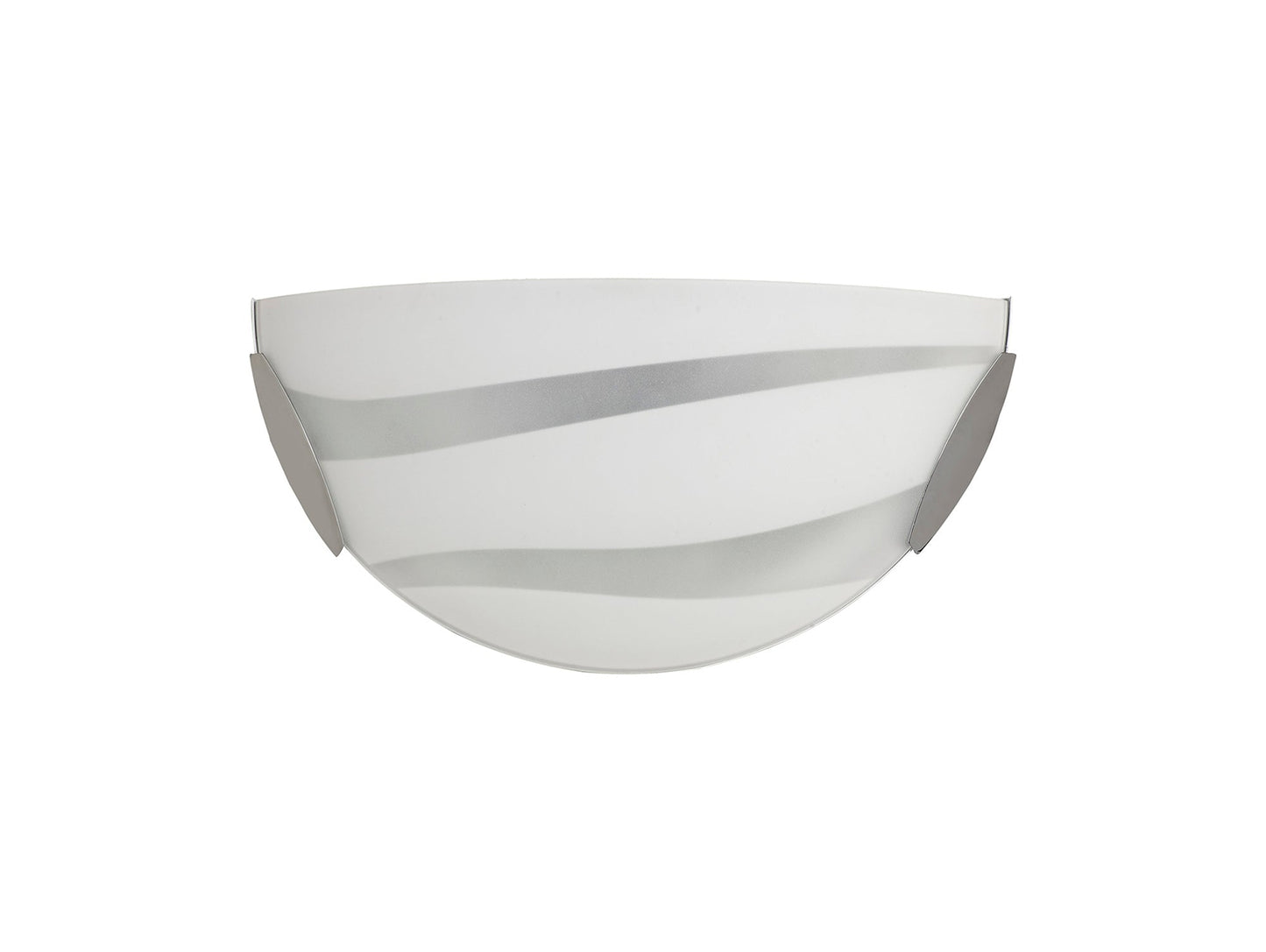 Faulkners Wall Lamp, 1 x 12W LED, 3000K, 780lm, Polished Chrome and White, 3yrs Warranty