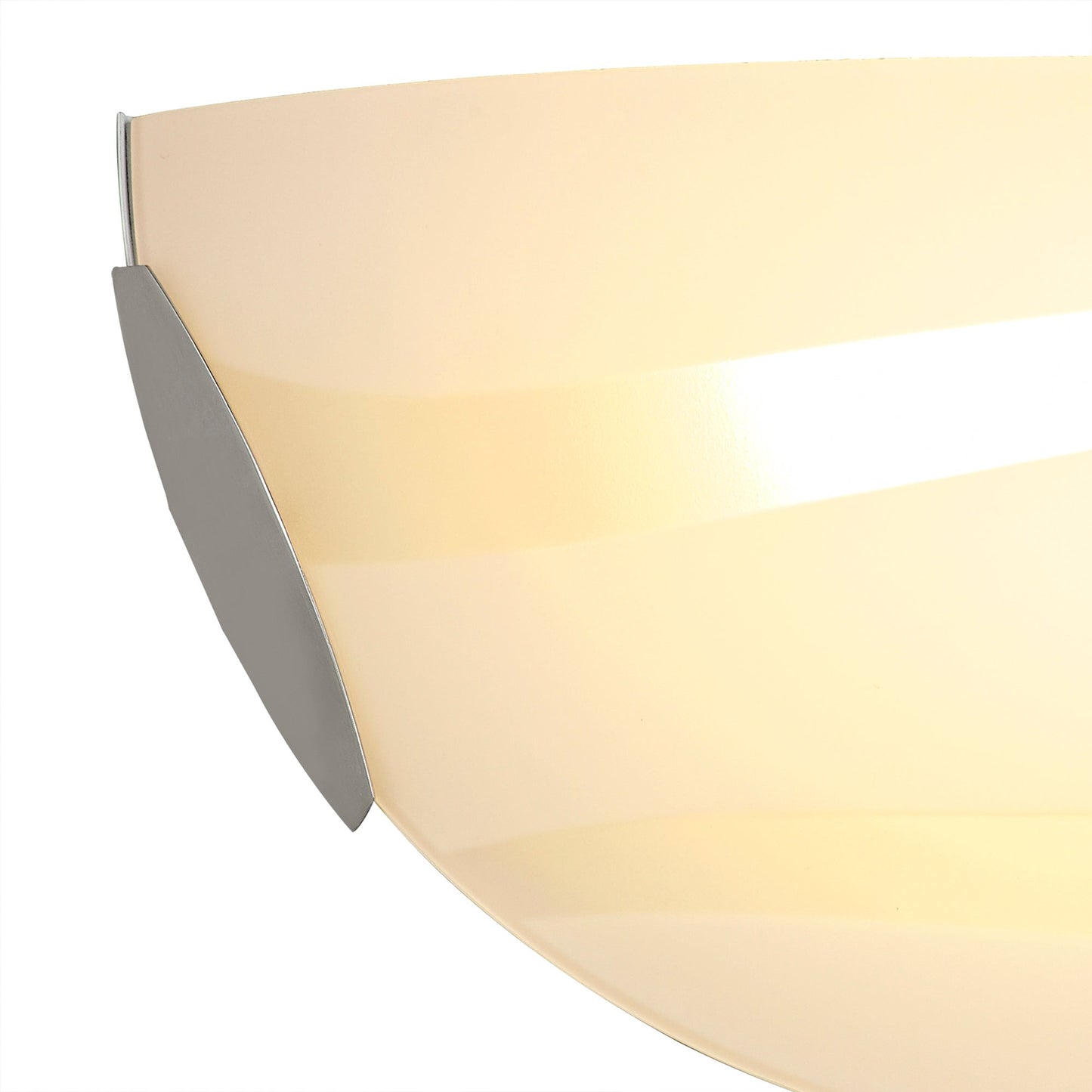 Faulkners Wall Lamp, 1 x 12W LED, 3000K, 780lm, Polished Chrome and White, 3yrs Warranty