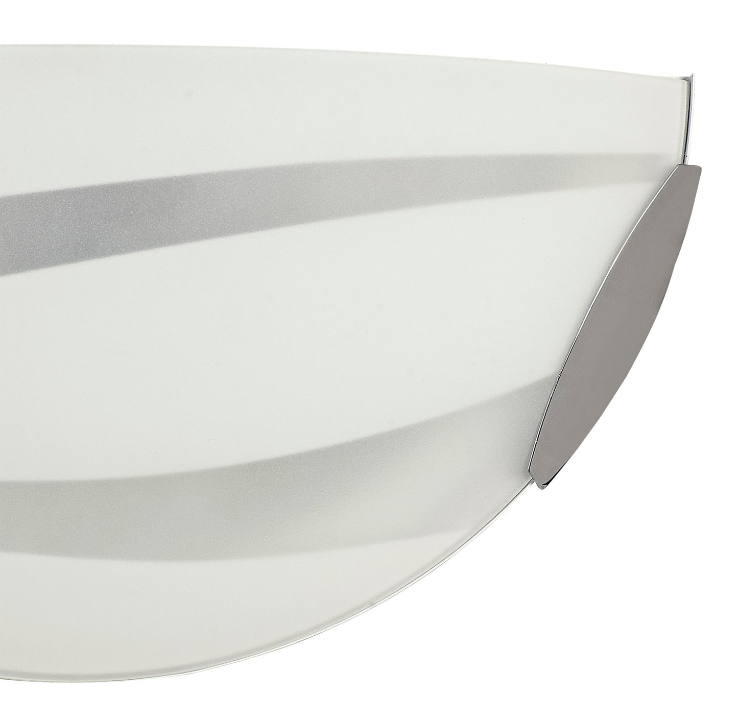 Faulkners Wall Lamp, 1 x 12W LED, 3000K, 780lm, Polished Chrome and White, 3yrs Warranty