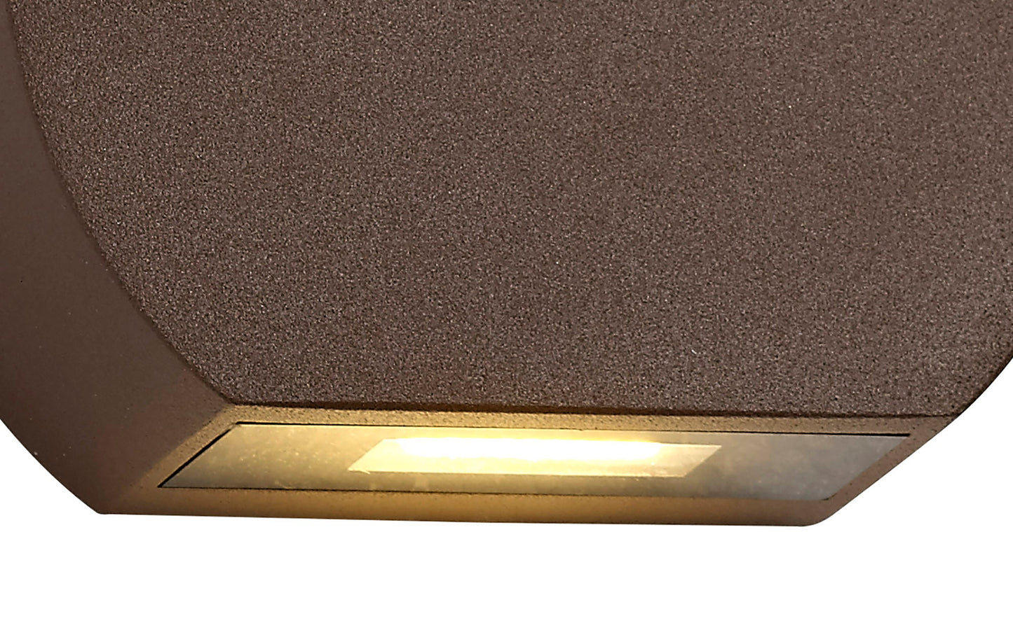Gore Wall Lamp, 1 x 3W LED, 3000K, 270lm, IP54, Dark Brown, 3yrs Warranty