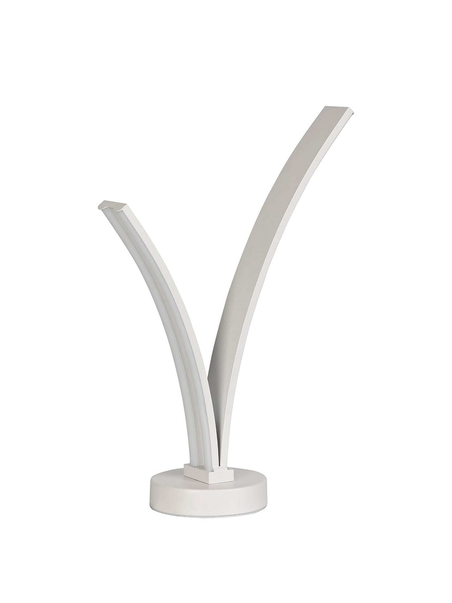 Gough 2 Light Table Lamp Switched, 5W and 7W LED, 4000K, 757lm, White, 3yrs Warranty