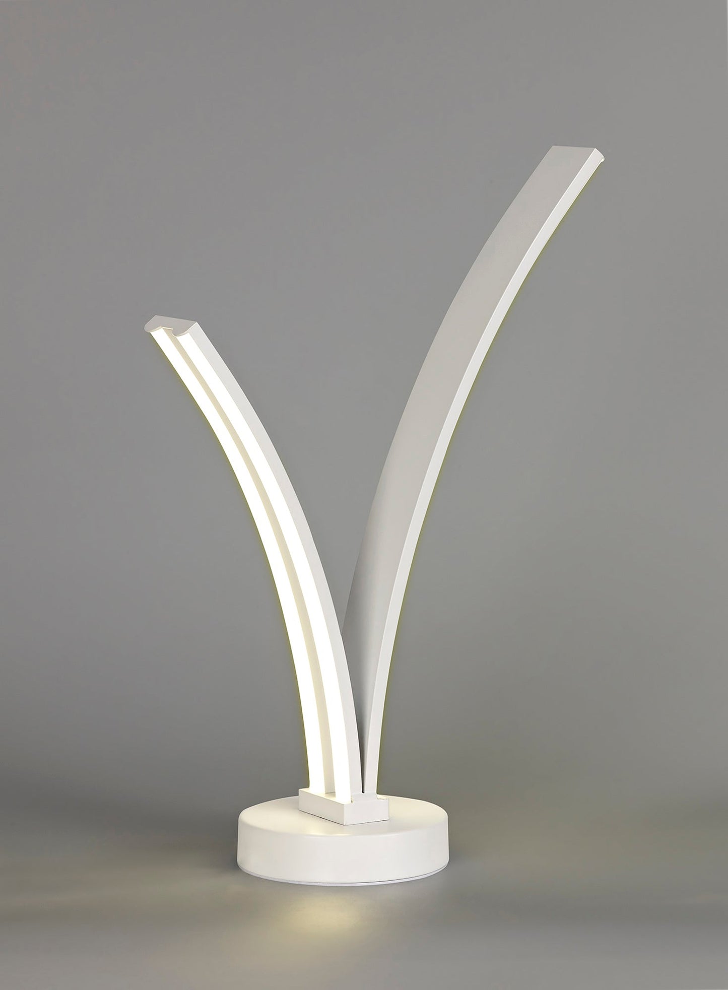 Gough 2 Light Table Lamp Switched, 5W and 7W LED, 4000K, 757lm, White, 3yrs Warranty