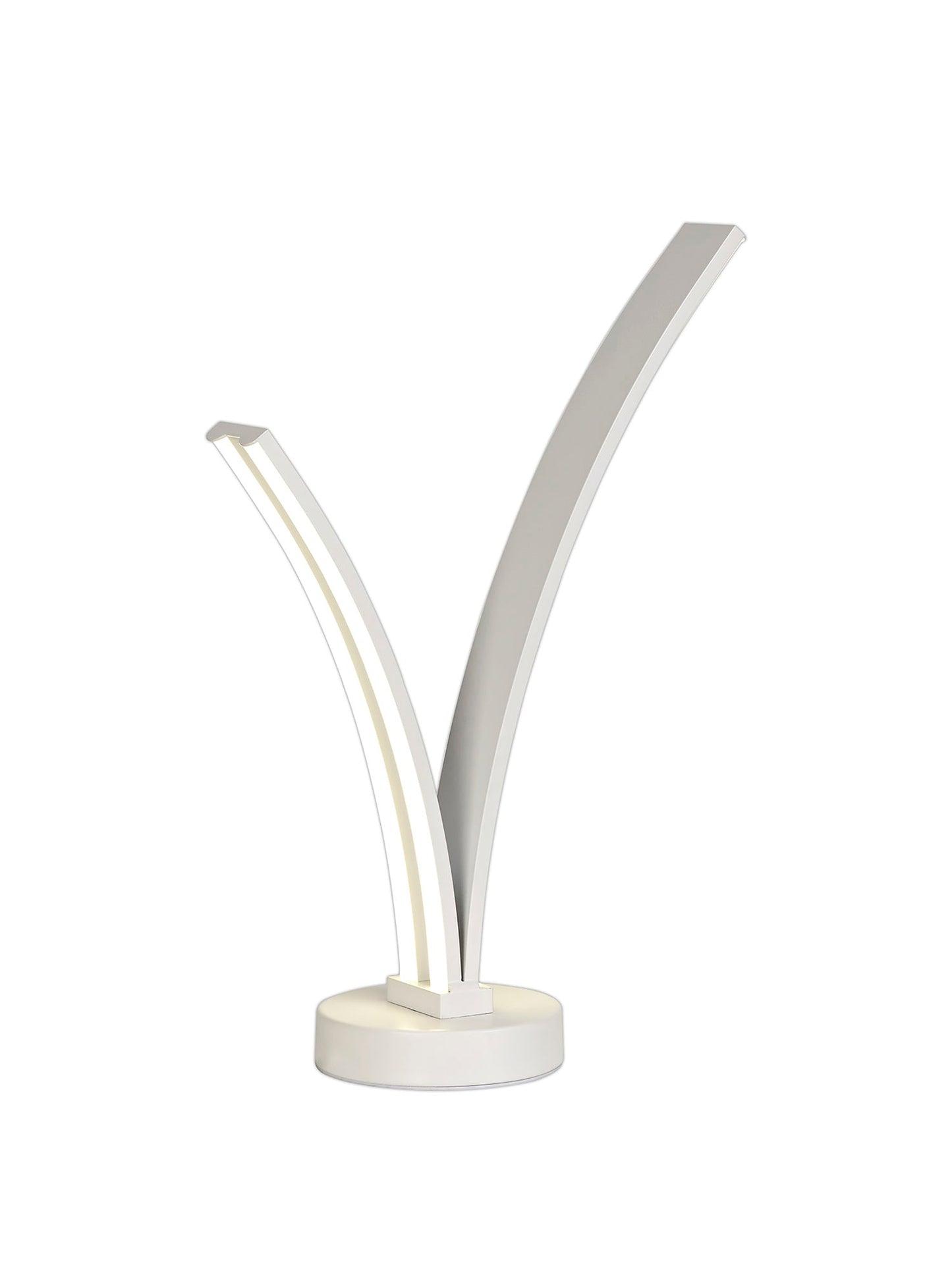 Gough 2 Light Table Lamp Switched, 5W and 7W LED, 4000K, 757lm, White, 3yrs Warranty