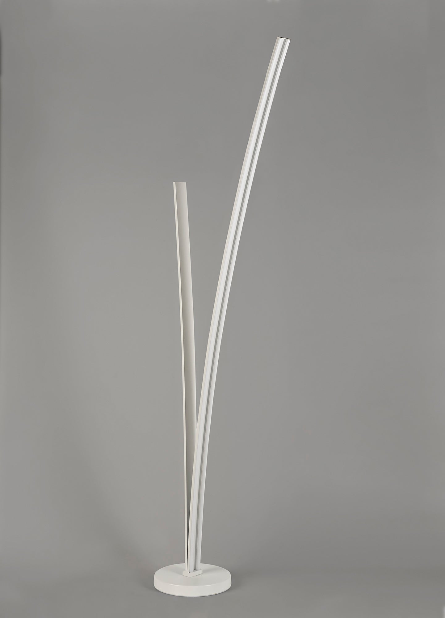 Gough 2 Light Floor Lamp Dimmable, 16W and 20W LED, 4000K, 2270lm, White, 3yrs Warranty