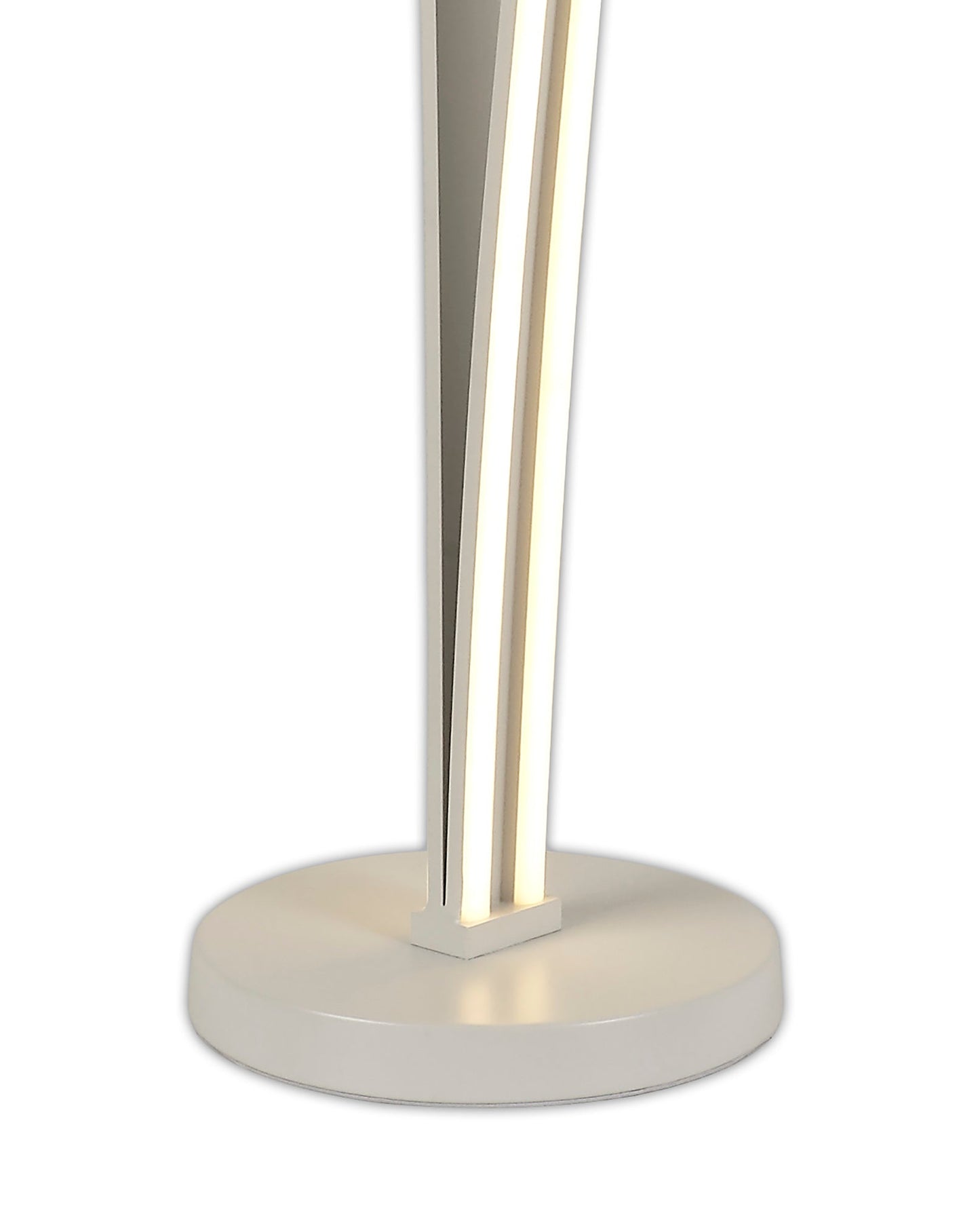 Gough 2 Light Floor Lamp Dimmable, 16W and 20W LED, 4000K, 2270lm, White, 3yrs Warranty