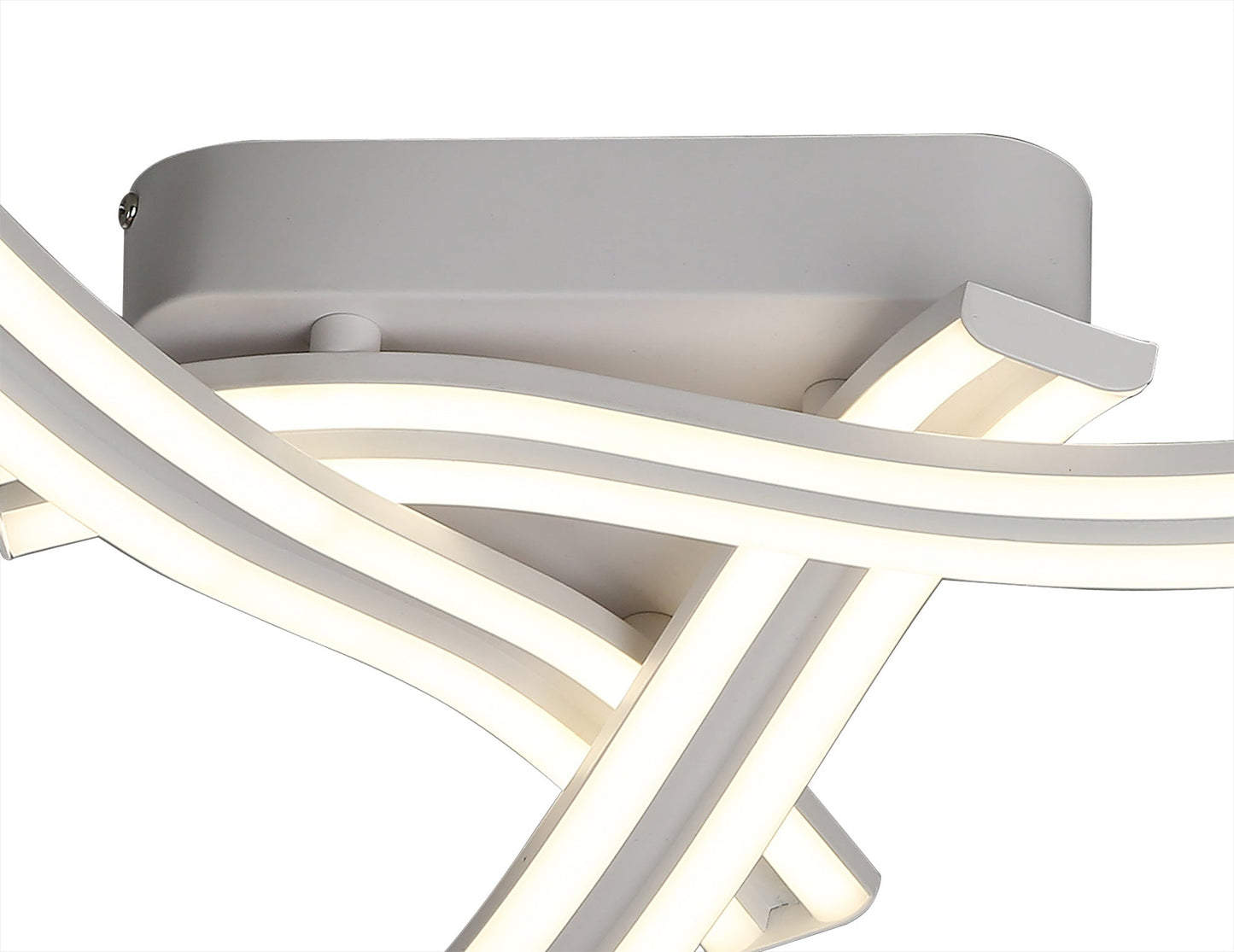 Gough 3 Light Ceiling, 3 x 13W LED, 4000K, 2342lm, White, 3yrs Warranty