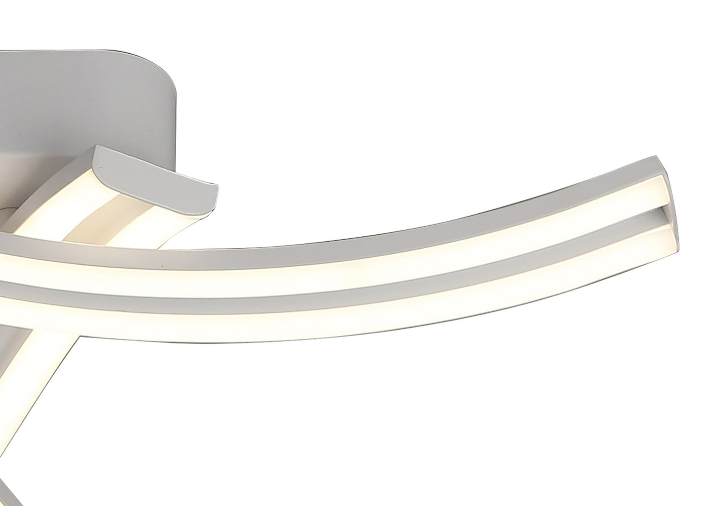 Gough 3 Light Ceiling, 3 x 13W LED, 4000K, 2342lm, White, 3yrs Warranty