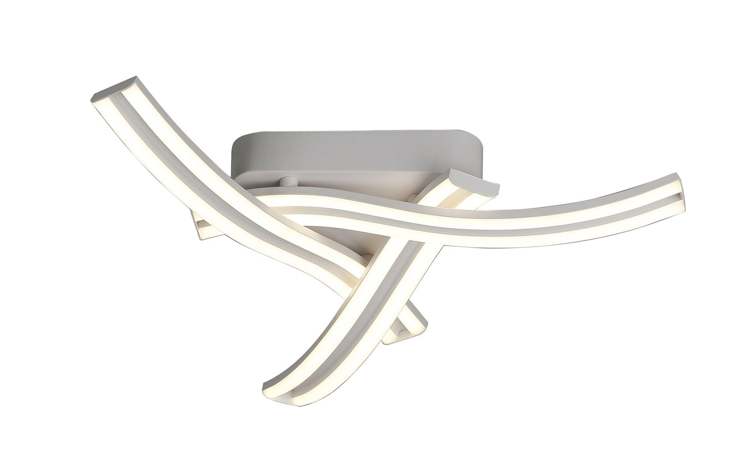 Gough 3 Light Ceiling, 3 x 13W LED, 4000K, 2342lm, White, 3yrs Warranty