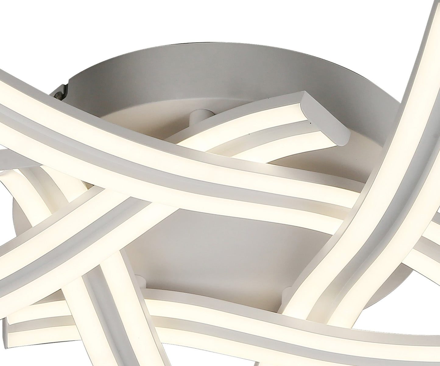 Gough 5 Light Ceiling, 5 x 12W LED, 4000K, 3792lm, White, 3yrs Wa