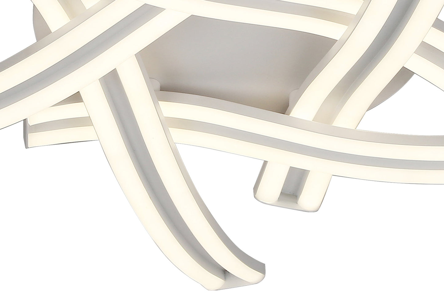 Gough 5 Light Ceiling, 5 x 12W LED, 4000K, 3792lm, White, 3yrs Wa