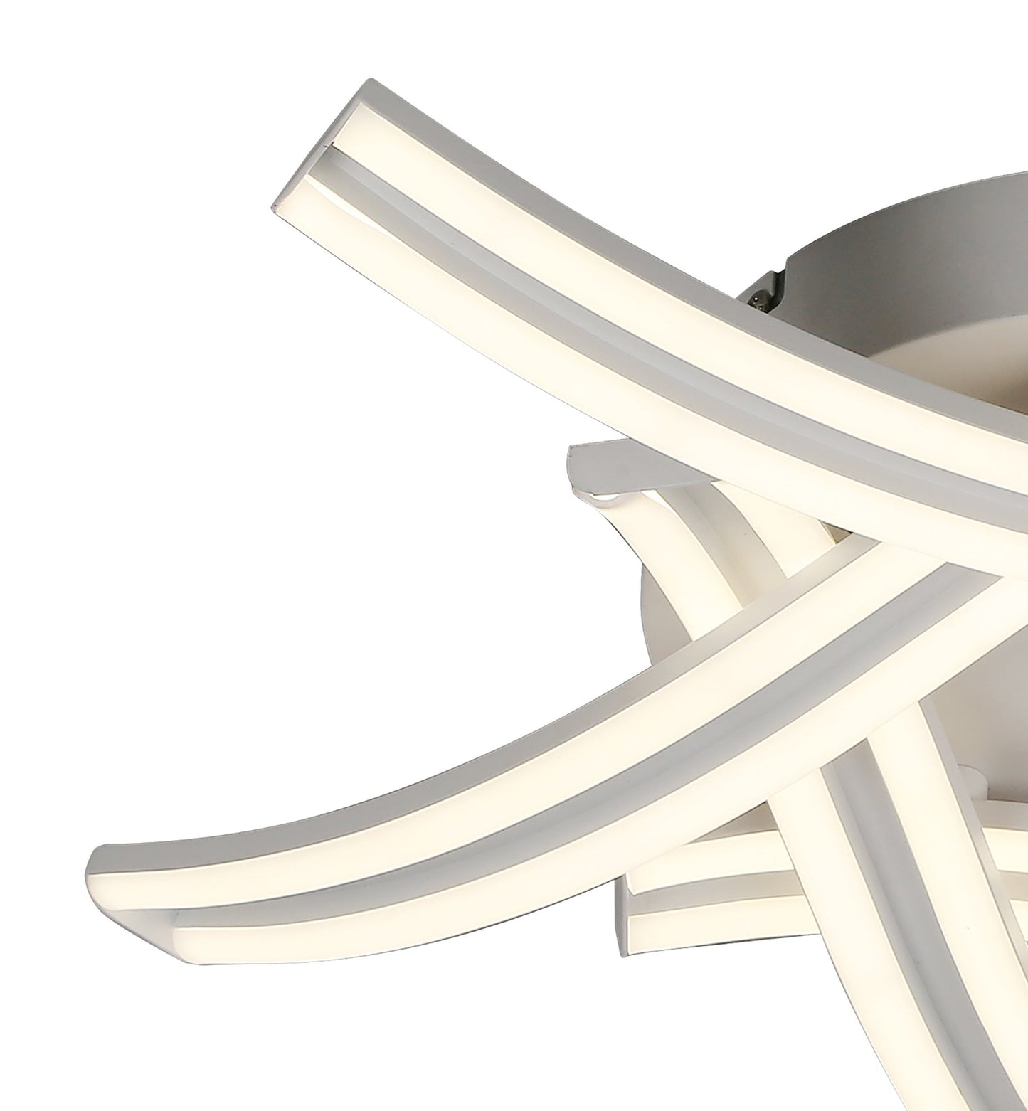 Gough 5 Light Ceiling, 5 x 12W LED, 4000K, 3792lm, White, 3yrs Wa