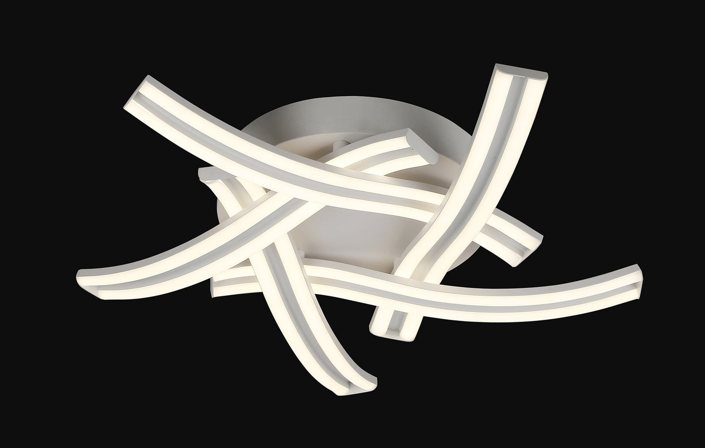 Gough 5 Light Ceiling, 5 x 12W LED, 4000K, 3792lm, White, 3yrs Wa