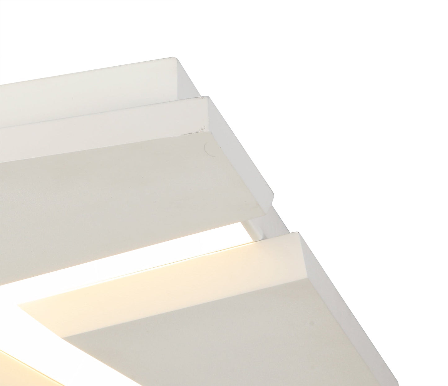 Hartford Flush Square Square Ceiling, 1 x 50W LED, 3000K, 3500lm, Sand White, 3yrs Warranty