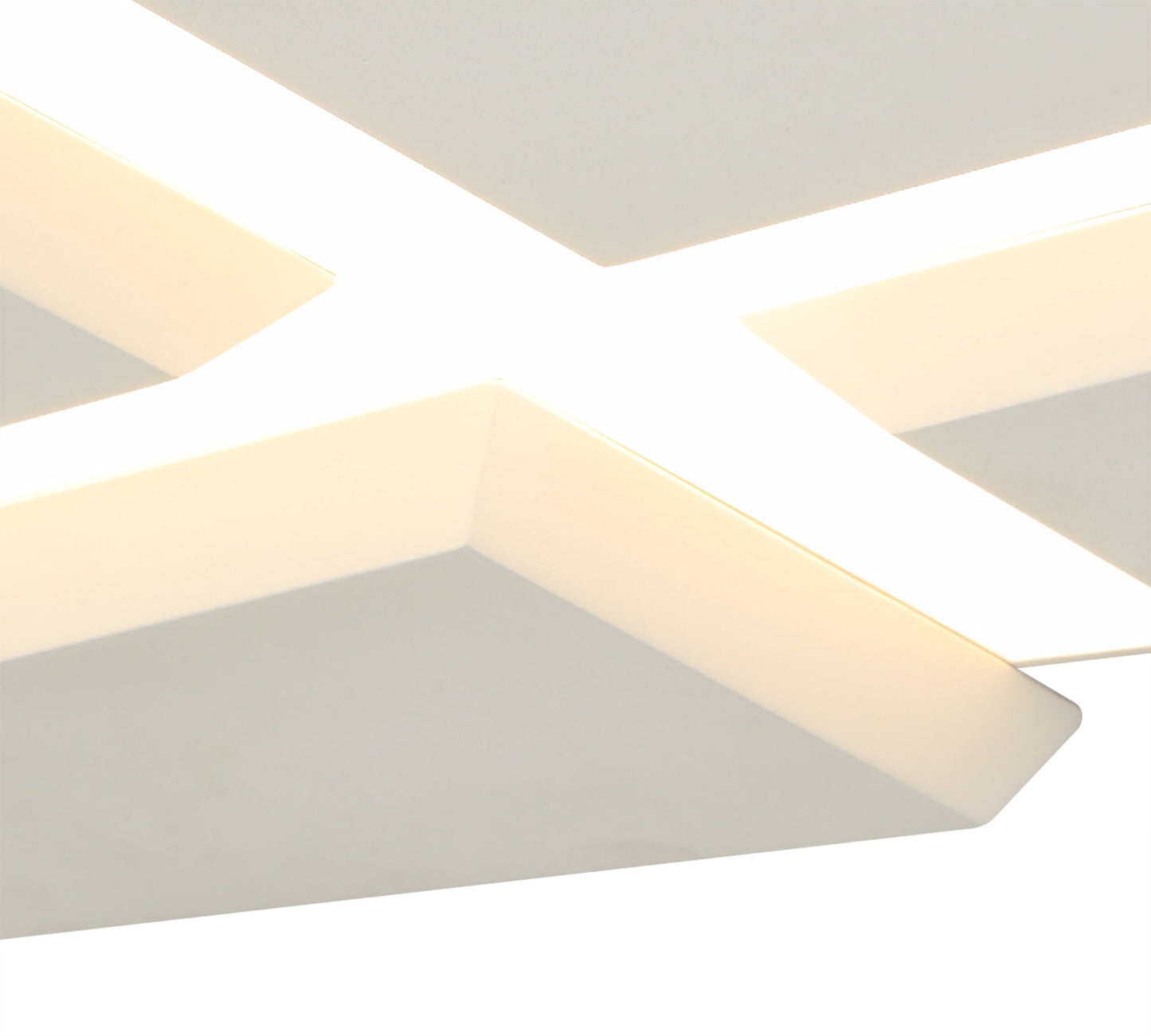 Hartford Flush Square Square Ceiling, 1 x 50W LED, 3000K, 3500lm, Sand White, 3yrs Warranty