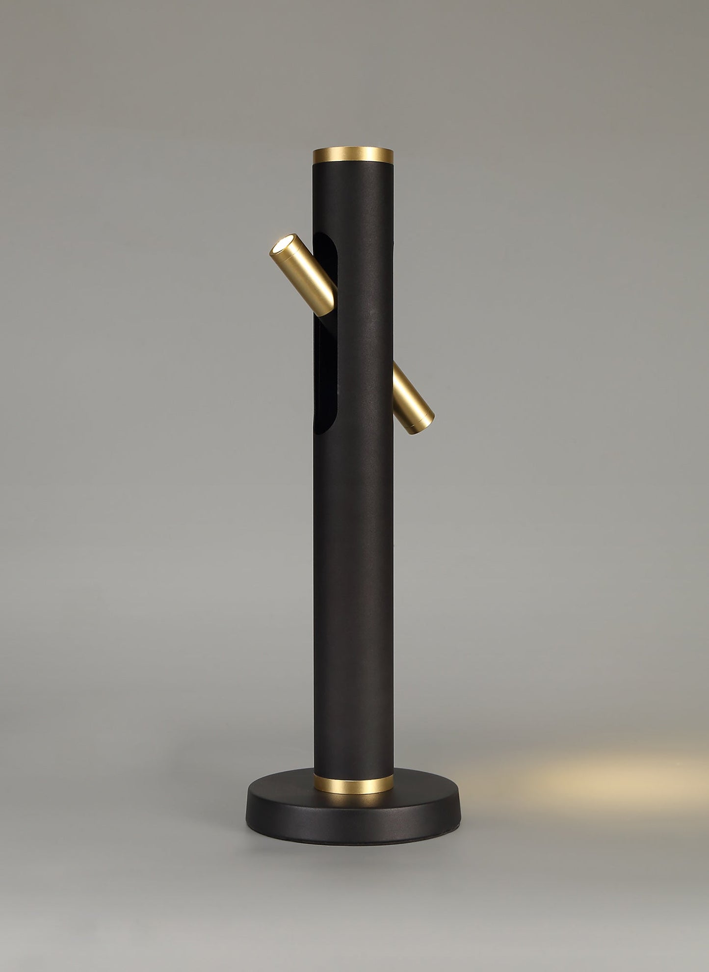 Hatchmere Table Lamp, 2 x 2W LED, 3000K, 560lm, Sand Black and Gold, 3yrs Warranty