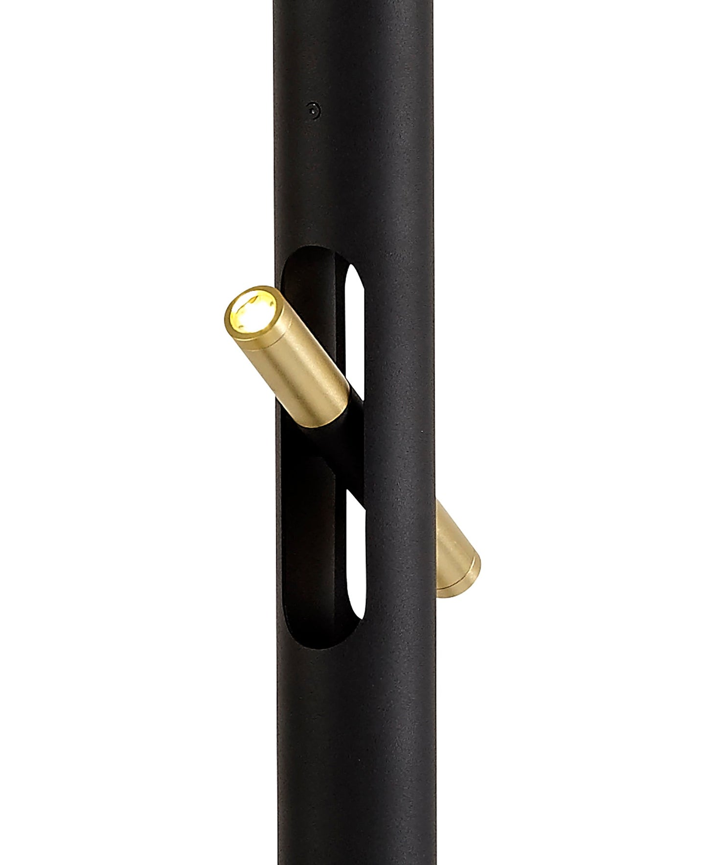 Hatchmere Floor Lamp, 6 x 2W LED, 3000K, 1680lm, Sand Black and Gold, 3yrs Warranty