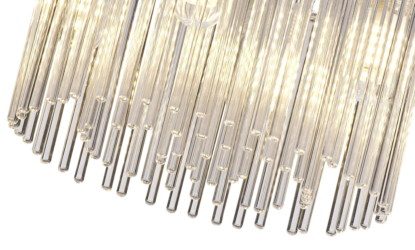 Hatton Ceiling Light, 4 x G9, IP44, Polished Chrome and Clear Glass 2