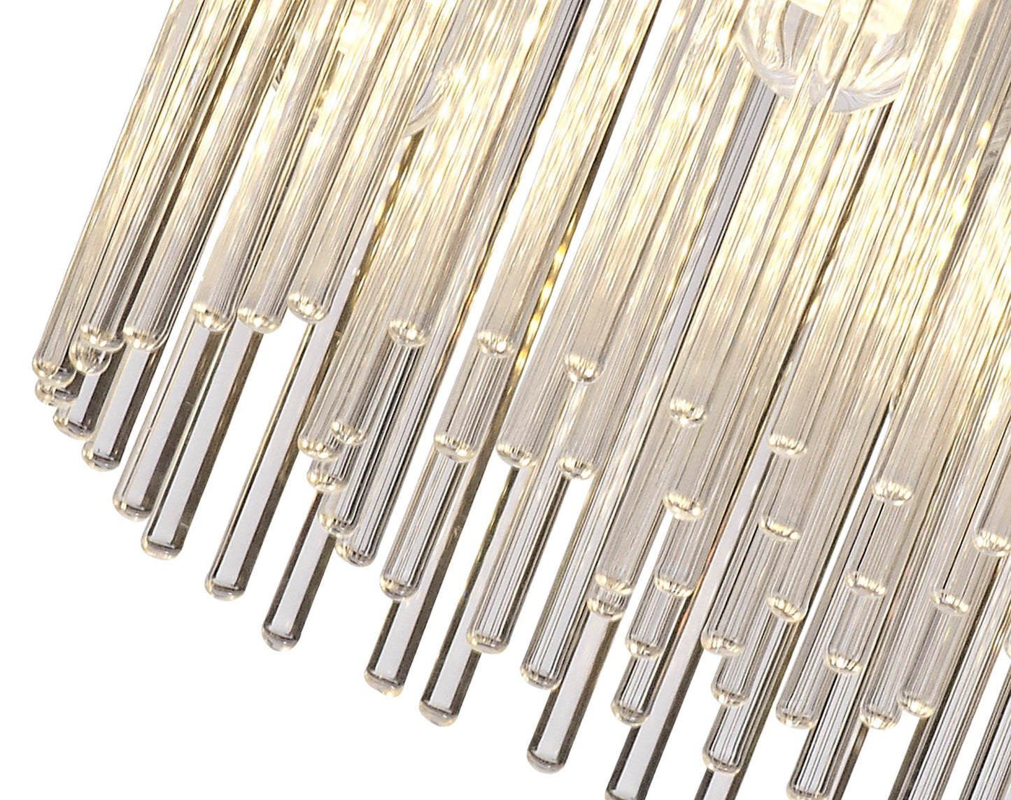 Hatton Ceiling Light, 4 x G9, IP44, Polished Chrome and Clear Glass 2