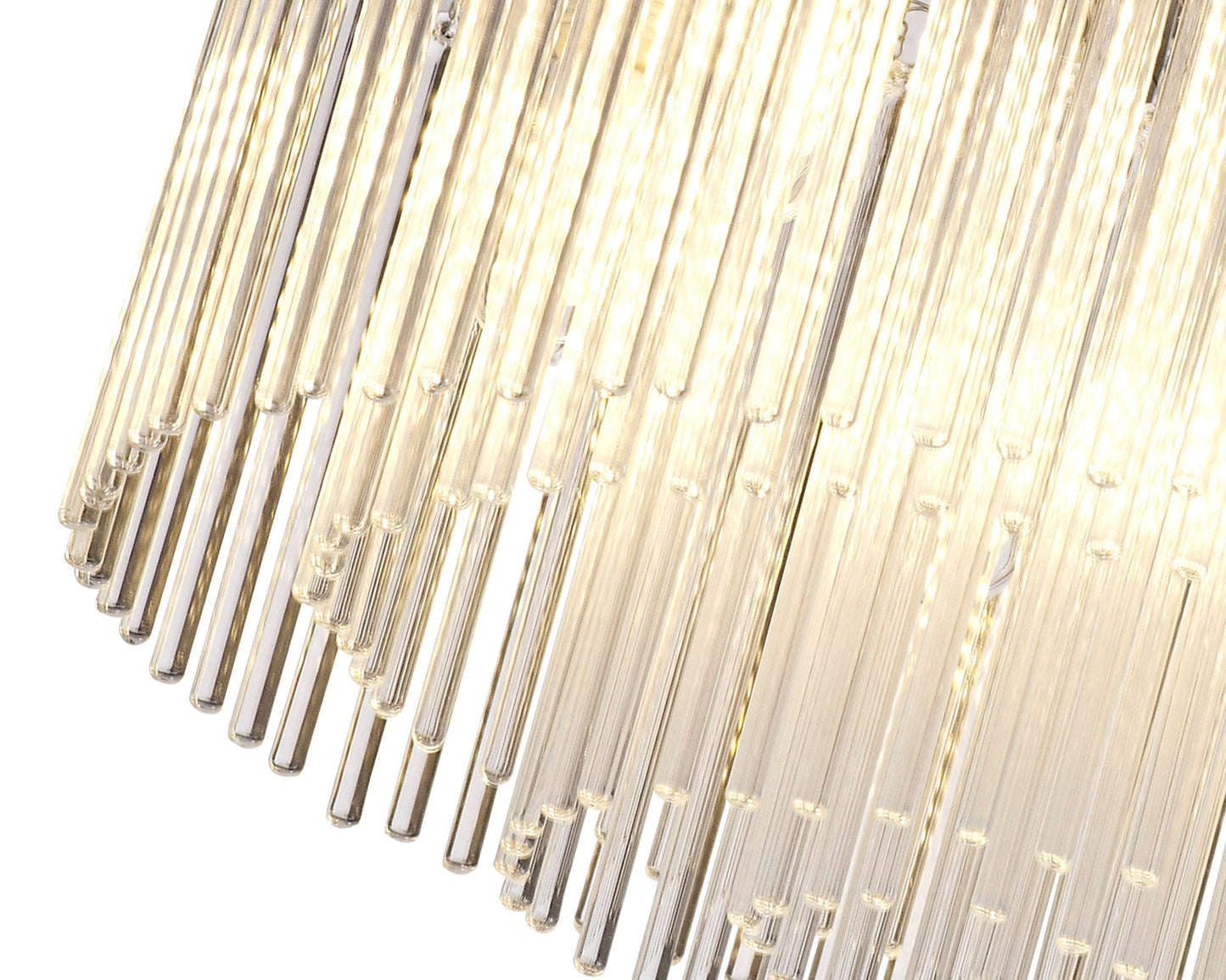 Hatton Ceiling Light, 6 x G9, IP44, Polished Chrome and Clear Glass 2