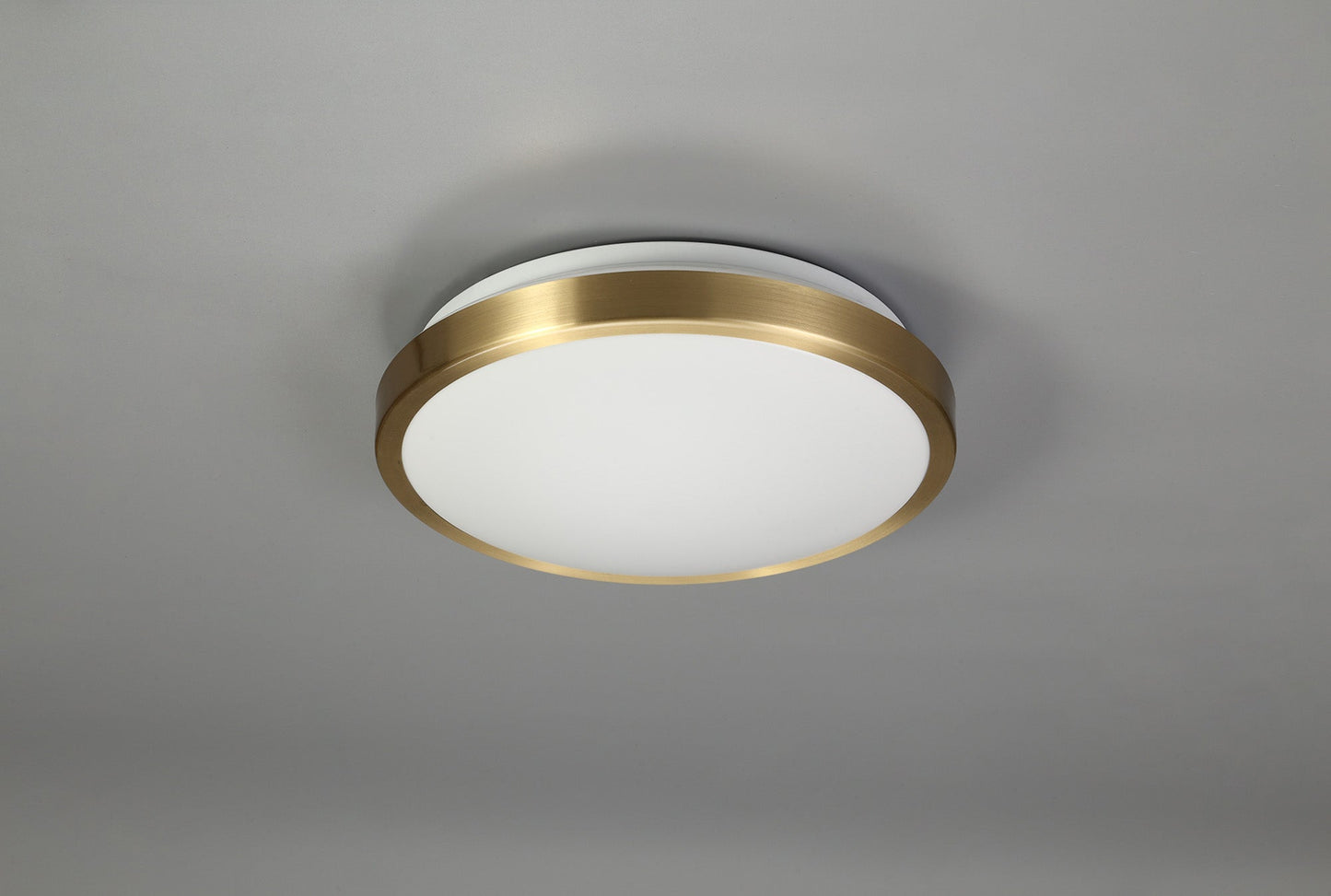 Heald Ceiling, 1 x 12W LED, 4000K, 565lm, IP44, Soft Bronze and White, 3yrs Warranty