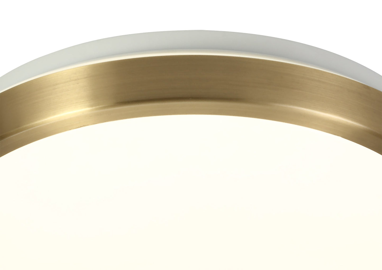 Heald Ceiling, 1 x 12W LED, 4000K, 565lm, IP44, Soft Bronze and White, 3yrs Warranty