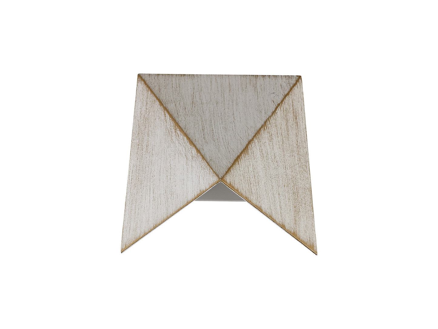 Helsby Wall Lamp, 1 x 7W LED, 3000K, 610lm, IP54, White and Gold, 3yrs Warranty