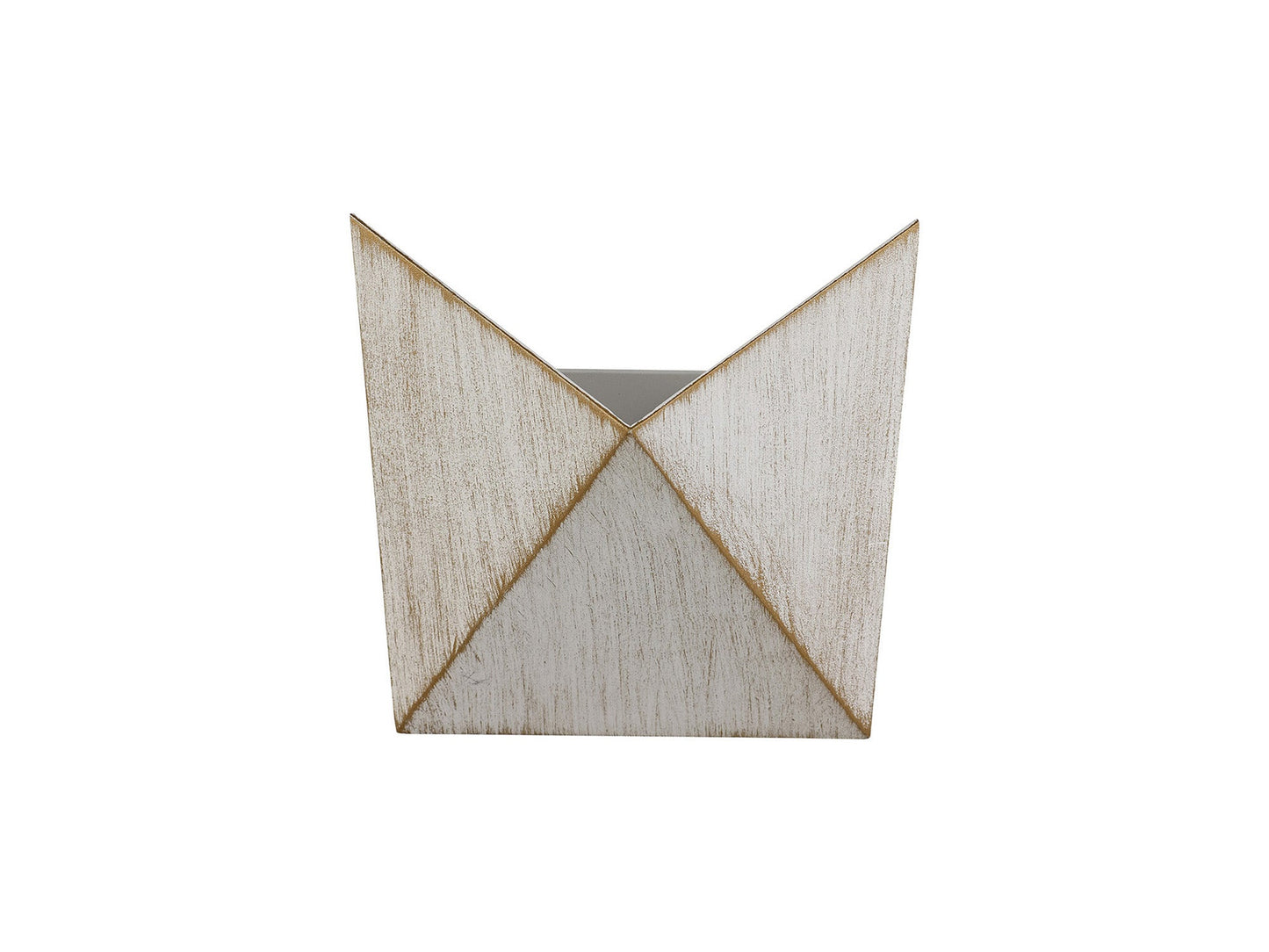 Helsby Wall Lamp, 1 x 7W LED, 3000K, 610lm, IP54, White and Gold, 3yrs Warranty