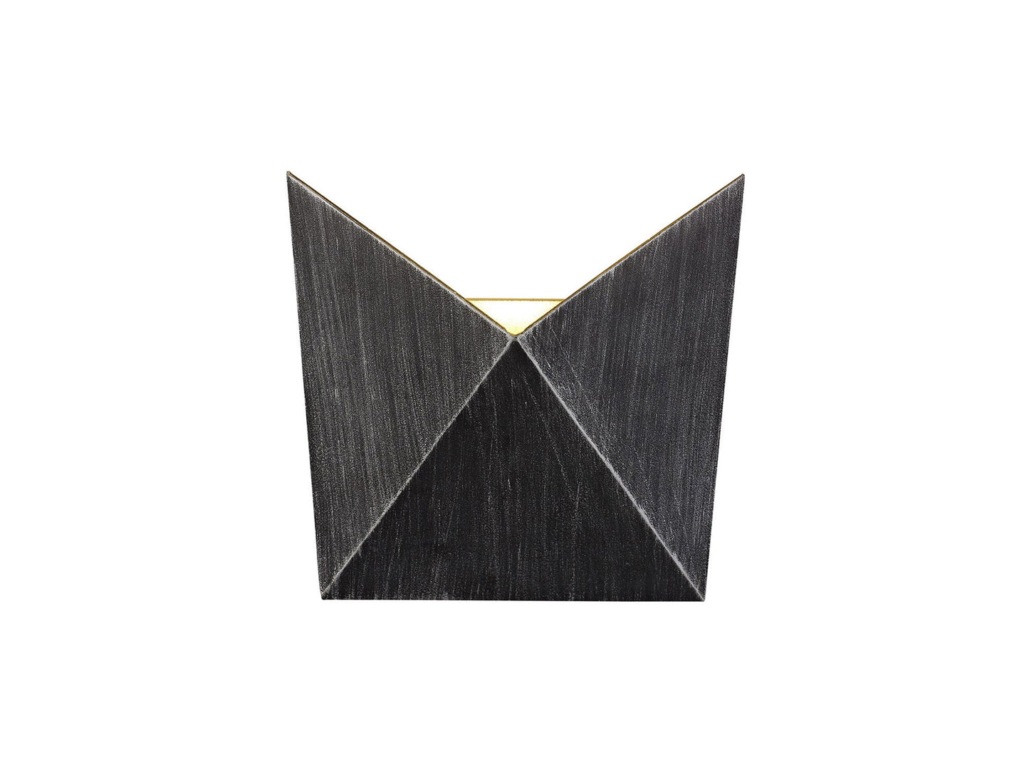 Helsby Wall Lamp, 1 x 7W LED, 3000K, 610lm, IP54, Black and Silver, 3yrs Warranty