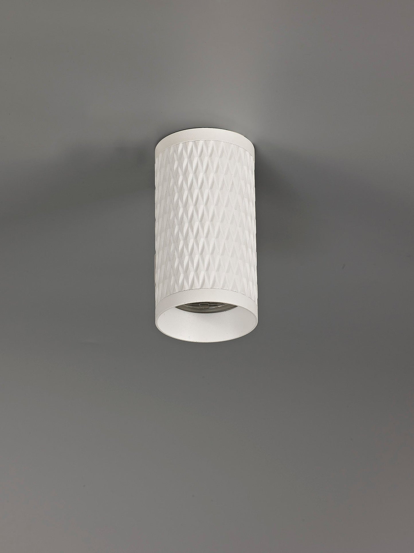 Heyes 11cm Surface Mounted Ceiling Light, 1 x GU10, Sand White