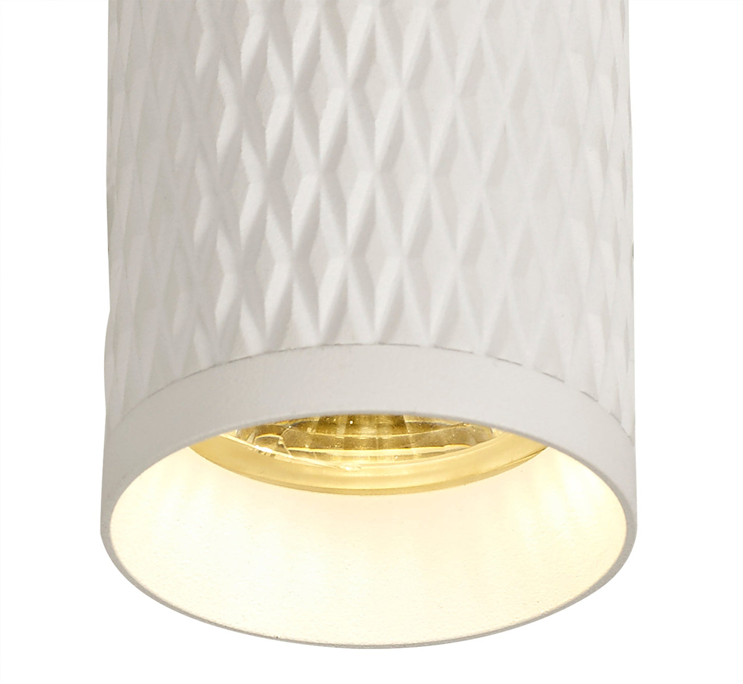 Heyes 11cm Surface Mounted Ceiling Light, 1 x GU10, Sand White