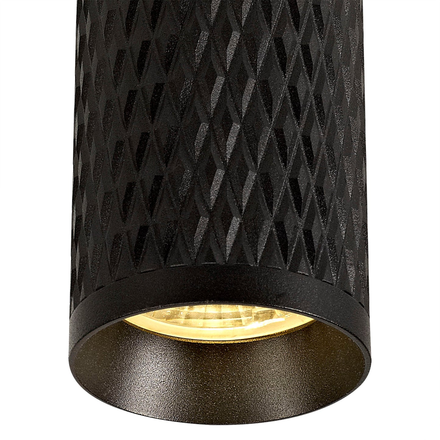 Heyes 20cm Surface Mounted Ceiling Light, 1 x GU10, Sand Black
