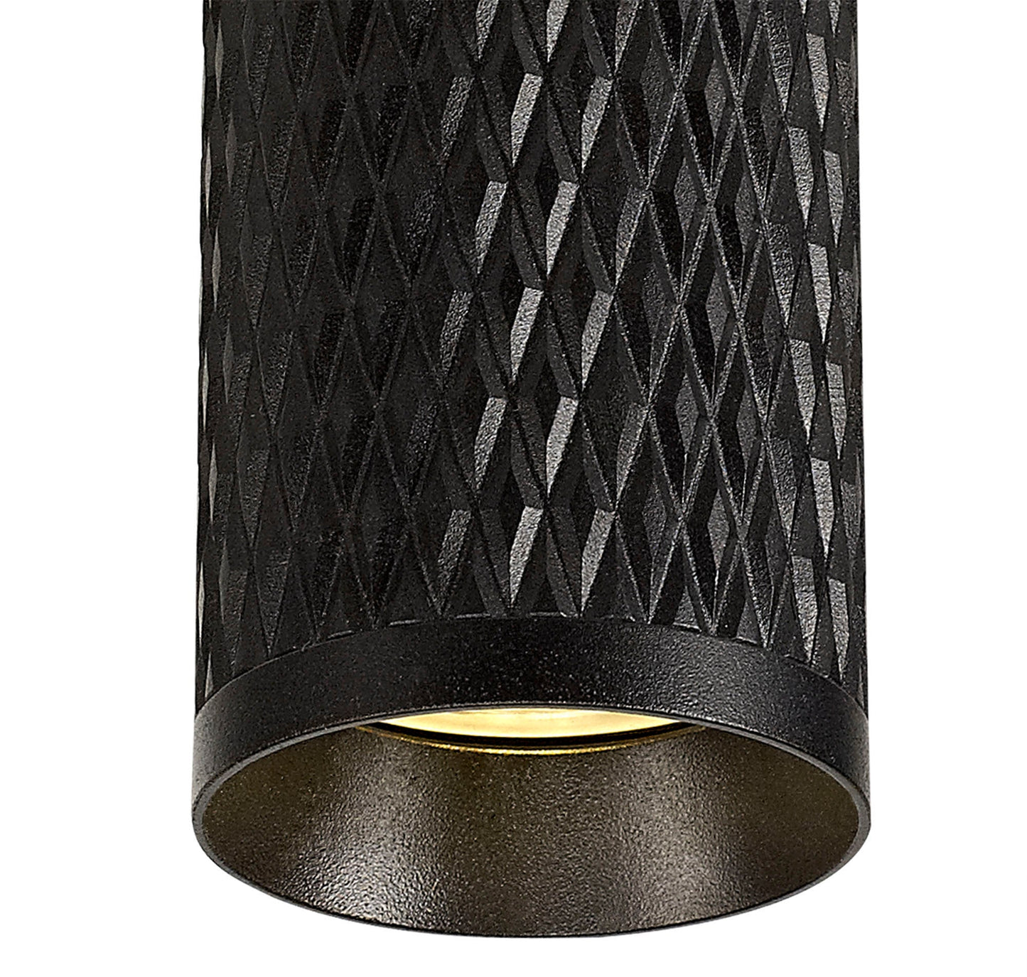 Heyes 30cm Surface Mounted Ceiling Light, 1 x GU10, Sand Black