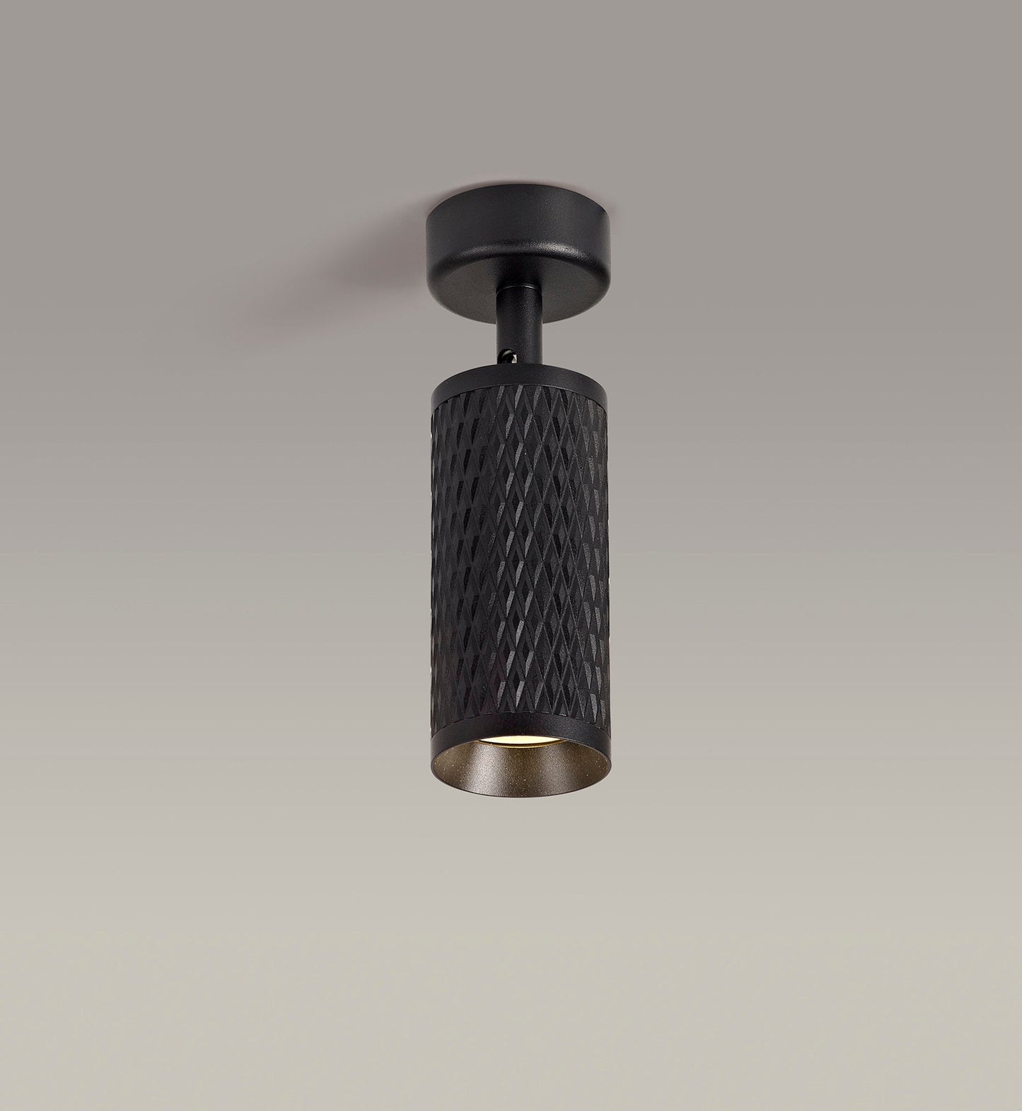 Heyes Surface Mounted Spot Light, 1 x GU10, Sand Black