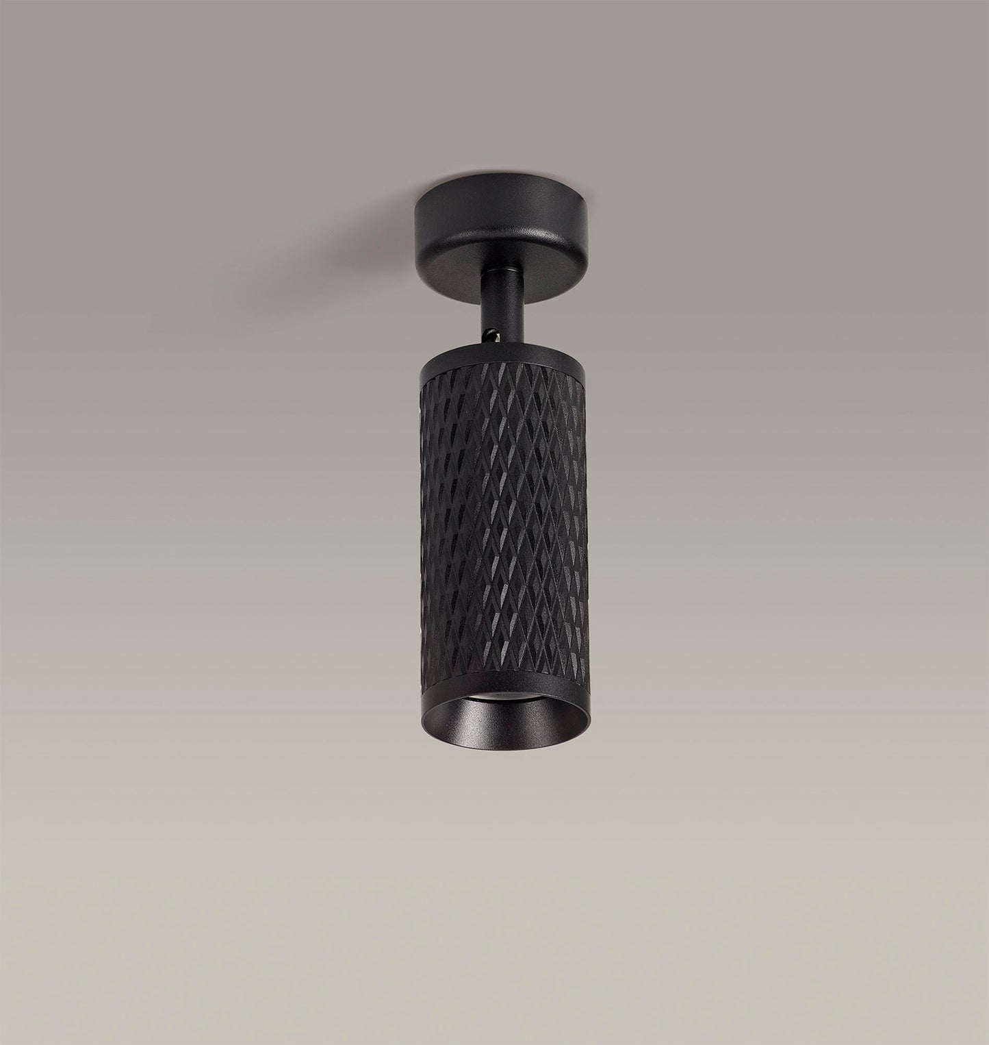 Heyes Surface Mounted Spot Light, 1 x GU10, Sand Black