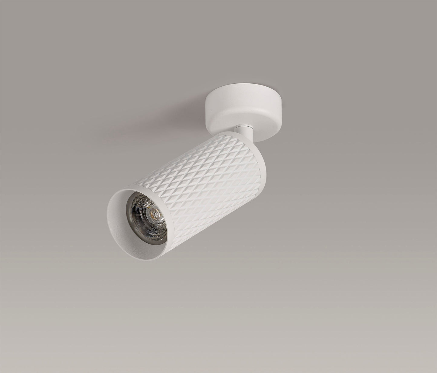 Heyes Surface Mounted Spot Light, 1 x GU10, Sand White