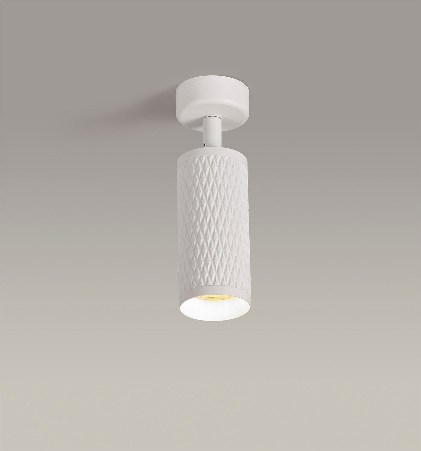 Heyes Surface Mounted Spot Light, 1 x GU10, Sand White