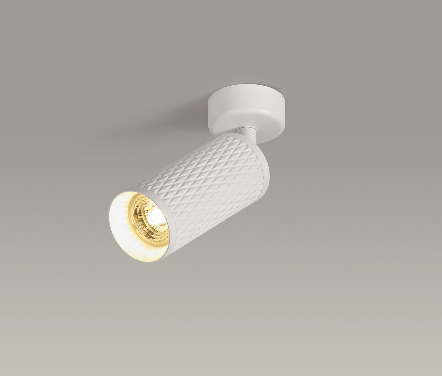 Heyes Surface Mounted Spot Light, 1 x GU10, Sand White