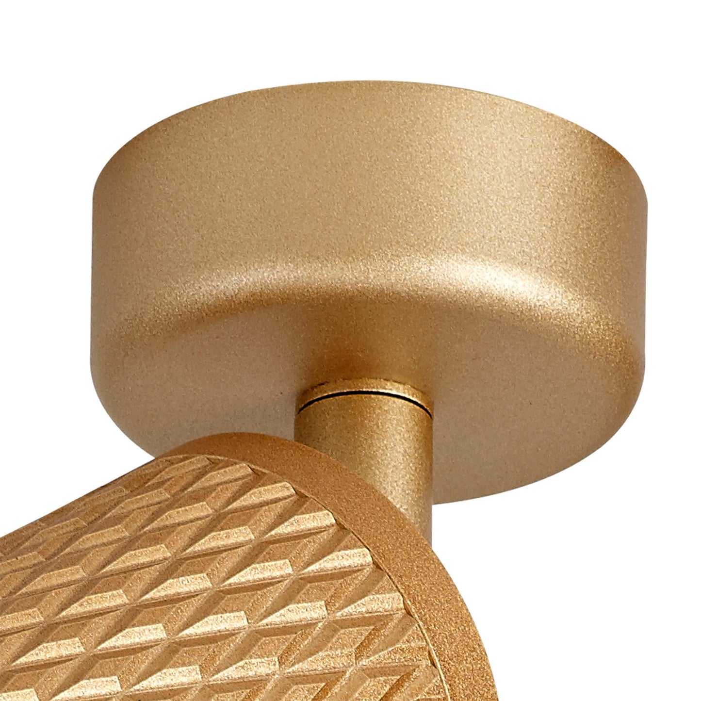 Heyes Surface Mounted Spot Light, 1 x GU10, Champagne Gold