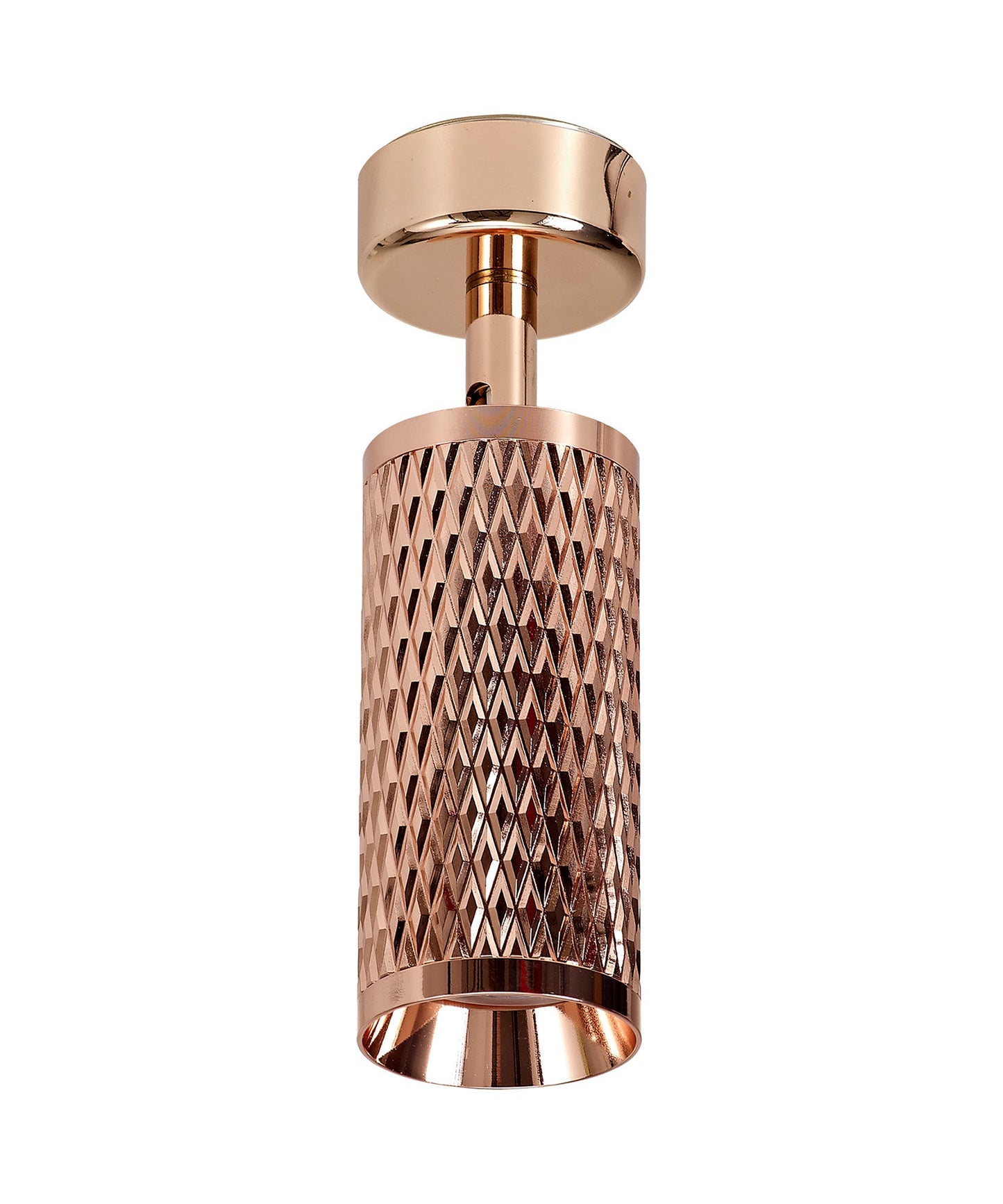 Heyes Surface Mounted Spot Light, 1 x GU10, Rose Gold