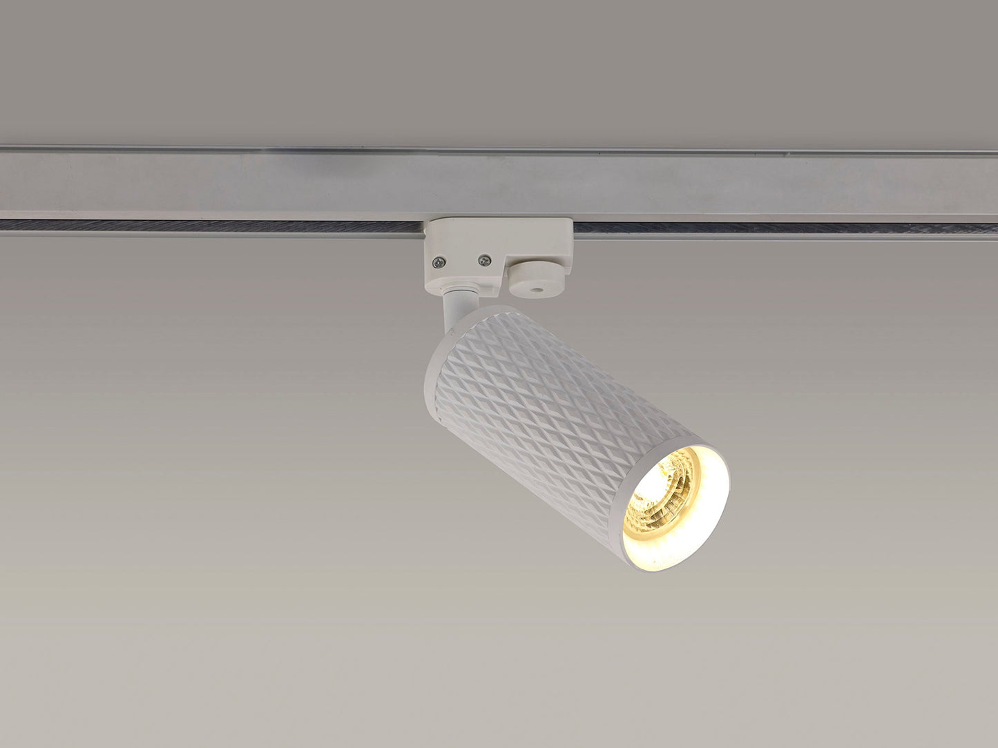 Heyes Track Spot Light, 1 x GU10, Sand White