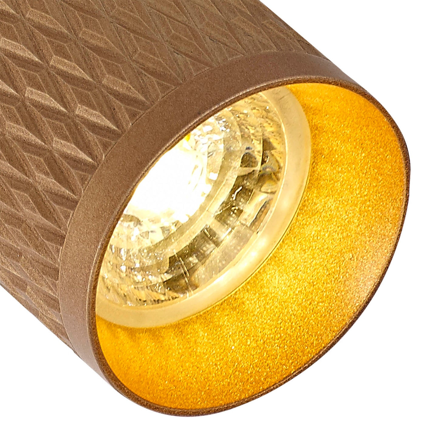 Heyes Track Spot Light, 1 x GU10, Champagne Gold