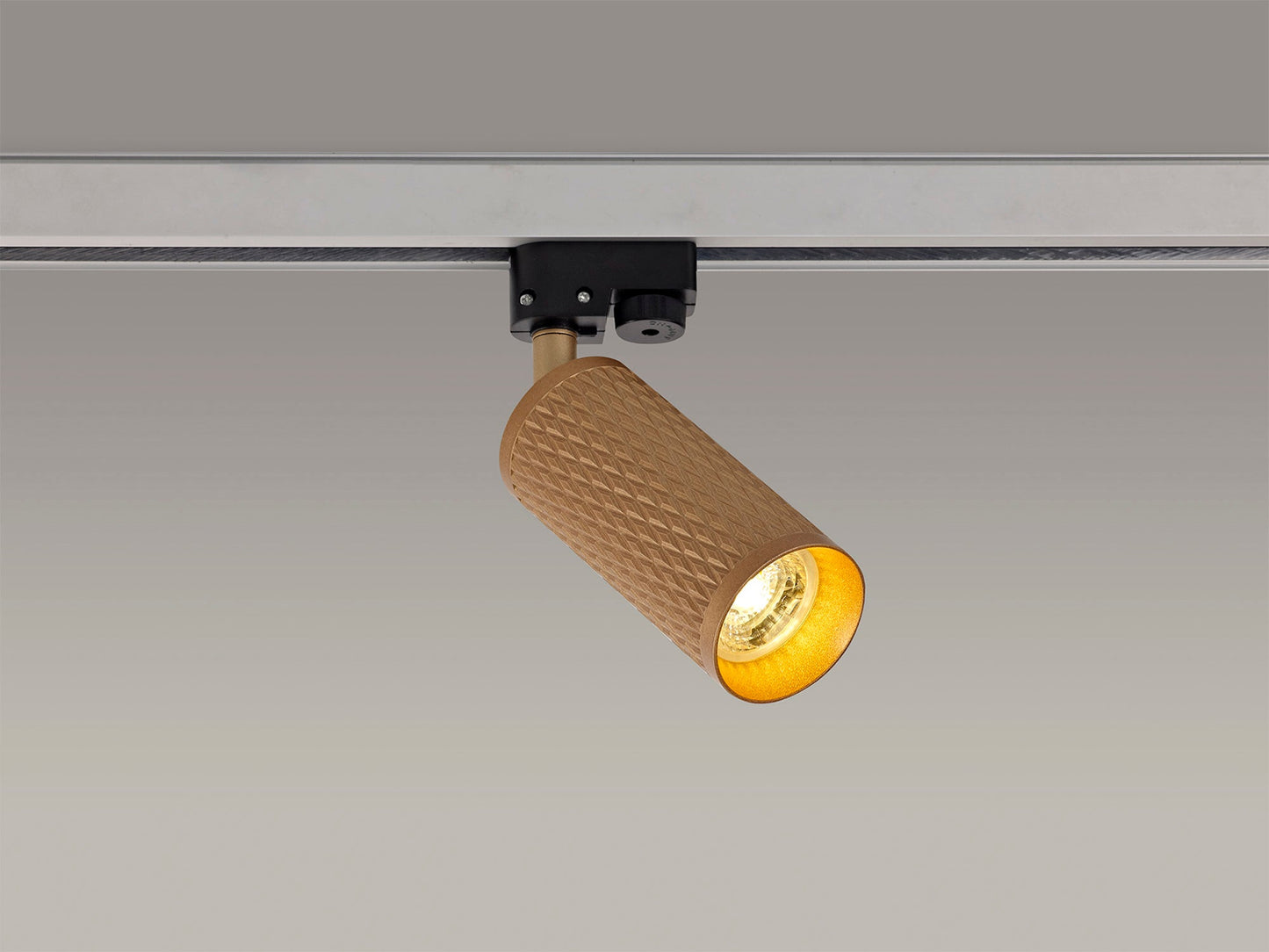 Heyes Track Spot Light, 1 x GU10, Champagne Gold