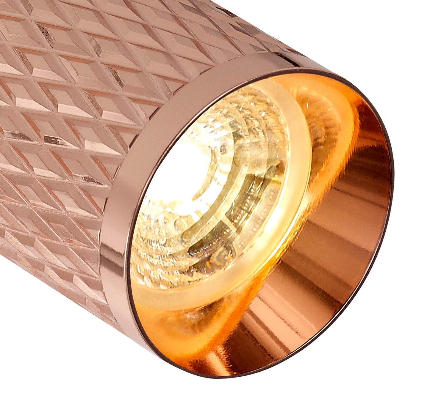 Heyes Track Spot Light, 1 x GU10, Rose Gold