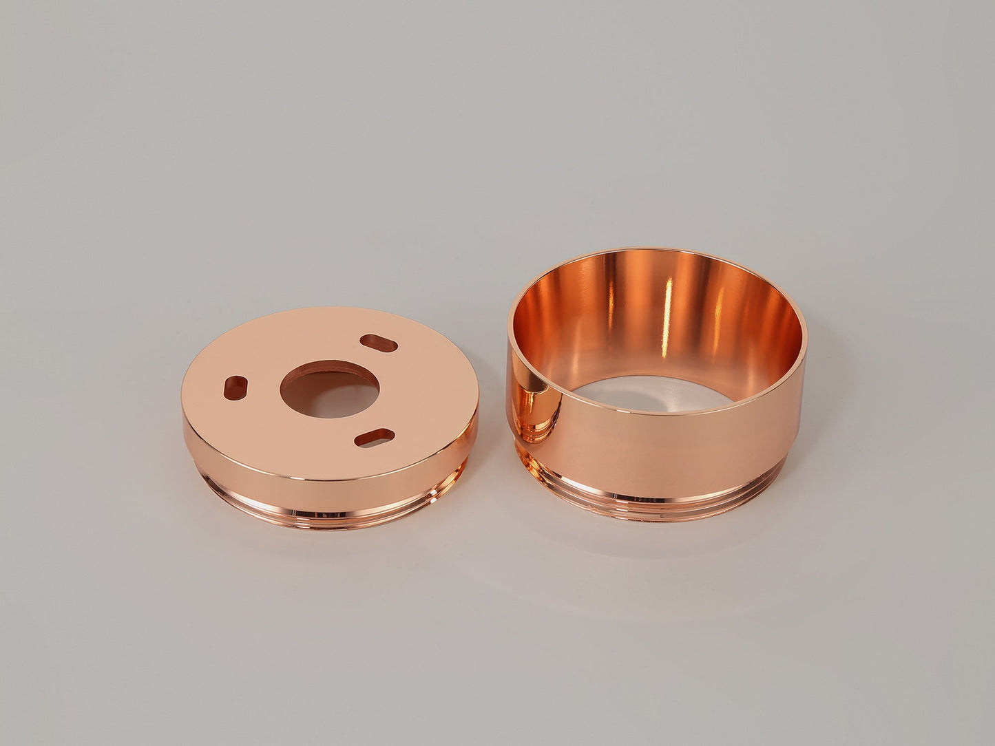 Heyes 2cm Face Ring & 1cm Back Ring Accessory Pack, Rose Gold