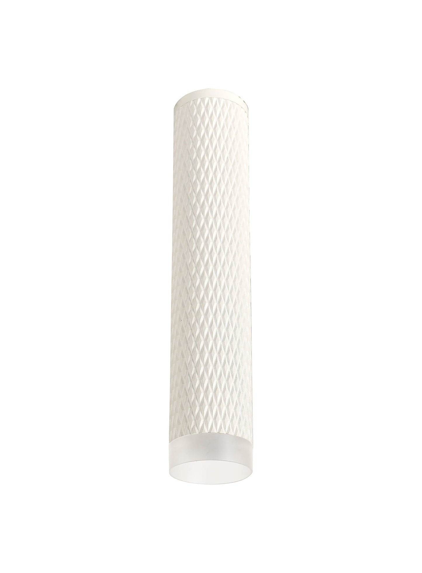 Heyes 1 Light 30cm Surface Mounted Ceiling GU10, Sand White and Acrylic Ring