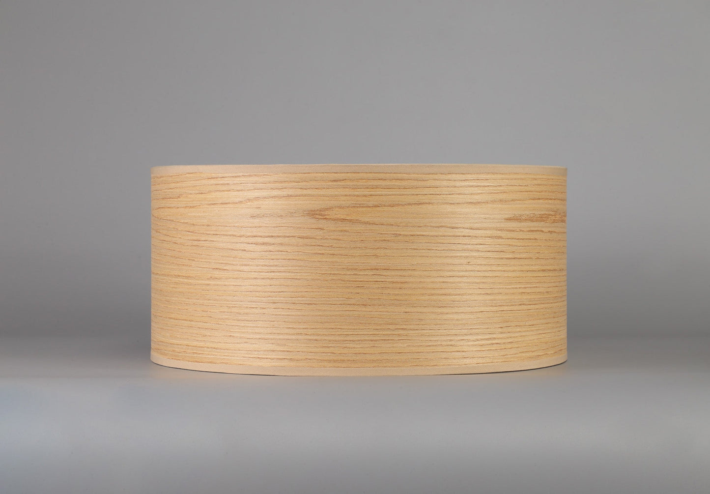 Hobcroft Round, 395 x 180mm Wood Effect Shade, Light Oak and White Laminate