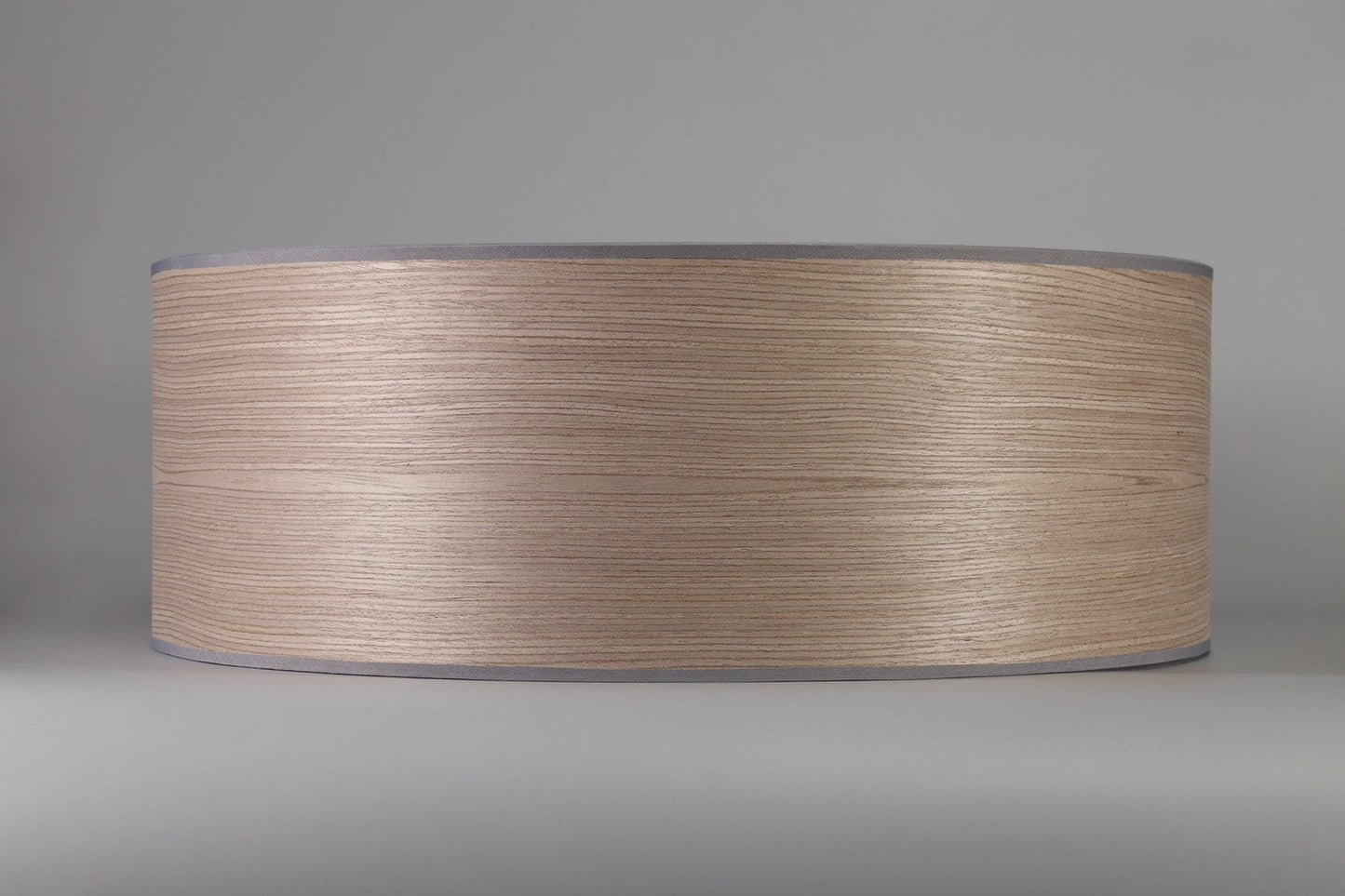 Hobcroft Round, 600 x 210mm Wood Effect Shade, Grey Oak and White Laminate